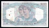 France 1 000 Francs FRANCE - PICK 130 - 1000 FRANCS MINERVE ET HERCULE - 17/01/1946 - Z.189 -