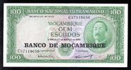 Mozambique 100 Escudos MOZAMBIQUE - PICK 117 a - 100 ESCUDOS - NOT DATED - 1976 -