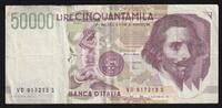 Italie 50.000 Lire ITALY - PICK 116 c - 50.000 LIRE - 27/05/1992 -