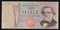Italie 1.000 Lire 1969 ITALY - PICK 101 a - 1 000 LIRE - 25.3.1969 SS 33.40 元  ＋  62.63 元 运费