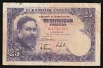 Espagne 25 Pesetas 1954 SPAIN - PICK 147 a - 25 PESETA - 22/07/1954 S 41.84 元  ＋  62.75 元 运费