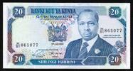 Kenya 20 Shilling KENYA - PICK 25 e - 20 SHILLINGS - 02/01/1992 -