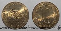 Afrique centrale 10 Francs CENTRAL AFRICAN STATES - KM 9 - 10 FRANCS 1985 - Giant eland -