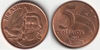 Brésil 5 Centavos BRAZIL - KM 648 - 5 CENTAVOS 2001- TIRADENTES -