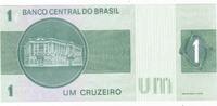 Brésil 1 Cruzeiro BRESIL - PICK 191 A c - 1 CRUZEIRO - (1980) - SIGN 20 -