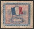 France 5 Francs FRANCE - 5 FRANCS DRAPEAU - JUIN 1944 - PICK 115 -