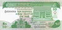 Ile Maurice 10 Rupees 1985 MAURITIUS - PICK 35 - 10 RUPEES - 1985  25.05 元  ＋  62.63 元 运费