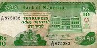 Ile Maurice 10 Rupees 1985 MAURITIUS - PICK 35 - 10 RUPEES - NO DATE (19... 20.88 元  ＋  62.63 元 运费