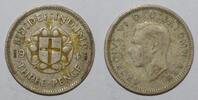 Grande-Bretagne 3 Pence GREAT BRITAIN - KM 848 - 3 PENCE 1943 - George VI -