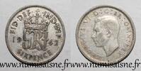 Grande-Bretagne 6 Pence GREAT BRITAIN - KM 852 - 6 PENCE 1942 - GEORGE VI -