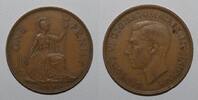 Grande-Bretagne 1 Penny GREAT BRITAIN - KM 845 - 1 PENNY 1945 - GEORGE VI -