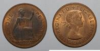 Grande-Bretagne 1 Penny GREAT BRITAIN - KM 897 - 1 PENNY 1966 - ELIZABETH II -