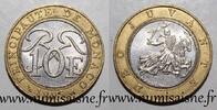 Monaco 10 Francs MONACO - KM 163 - 10 FRANCS 1995 - RAINIER III - Mint error -
