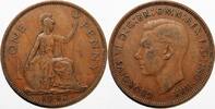 Royaume-Uni 1 Penny GREAT BRITAIN - KM 845 - 1 PENNY 1947 - GEORGE VI -