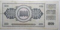Yougoslavie 1000 DINARA YUGOSLAVIA - PICK 92 c - 1000 DINARA - 12/08/1978 -