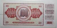 Yougoslavie 100 Dinara YUGOSLAVIA - PICK 90 b - 100 DINARA - 04/11/1981 -