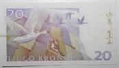 Suède 20 Kroner SWEDEN - PICK 63 c - 20 KRONOR (2006) - GEESE -