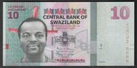 Swaziland 10 Emalangeni SWAZILAND - PICK 41 - 10 EMALANGENI - 2022 - KING MSWATTI III - DANCERS -