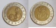 Portugal 100 Escudos 1990 PORTUGAL - KM 645 - 100 ESCUDOS 1990 - PEDRO N... 20.92 元  ＋  62.75 元 运费