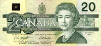 Canada 20 Dollars 1991 CANADA - PICK 97 d - 20 DOLLARS 1991 SS 100.41 元  ＋  62.75 元 运费