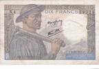 France 10 Francs FRANCE - F.08/02 - 10 Francs Miner - 09/10/1941 - N.4 -