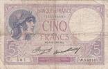 France 5 Francs FRANCE - F.03/17 - 5 Francs Purple - 01/06/1933 - W.55616 -