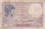 France 5 Francs FRANCE - F.03/17 - 5 Francs Purple - 23/02/1933 - B.53364 -