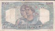France 1 000 Francs FRANCE - F.41/04 - 1000 FRANCS MINERVA AND HERCULES - 14/06/1945 - N.42 -