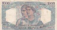 France 1 000 Francs 1945 FRANCE - F.41/08 - 1000 FRANCS MINERVA AND HERC... 125.26 元  ＋  62.63 元 运费