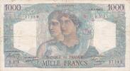 France 1 000 Francs FRANCE - F.41/19 - 1000 FRANCS MINERVA AND HERCULES - 11/03/1948 - H.373 -