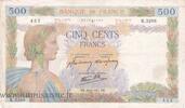 France 500 Francs FRANCE - F.32/19 - 500 FRANCS LA PAIX - 26/06/1941 - K.3266 -