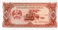 Laos 20 Kip LAOS - PICK 28 r - 20 KIP - UNDATED (1979) - PREFIX EA -