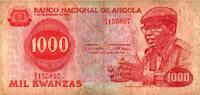 Angola 1.000 Kwanzas ANGOLA - PICK 117 a - 1000 KWANZAS - 08/14/1979 -