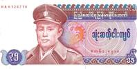 Birmanie 35 Kyats BURMA - PICK 63 - 35 KYATS - ND (1986) -