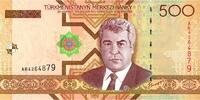 Turkménistan 500 Manat TURKMENISTAN - PICK 19 - 500 MANAT - 2005 -
