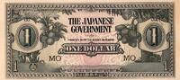 Malaisie 1 Dollar MALAYSIA - MALAYA - PICK M5 c - 1 DOLLAR - UNDATED 1942 - LETTERS MO -