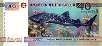 Djibouti DJIBOUTI - PICK46 - 40 FRANCS - 2017 -