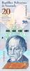 Venezuela 20 Bolivares 2018 VENEZUELA - PICK 104 a - 20 BOLIVARES - 01/1... 8.28 元  ＋  62.75 元 运费