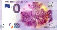 France 0 euro FRANCE - County 75 - PARIS - ZOOLOGICAL PARK - 2016-2 - PANTHER, GIRAFFE AND WOLF -