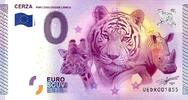 France 0 euro FRANCE - County 14100 - CERZA - LISIEUX ZOOLOGICAL PARK - 2015-1 - Giraffe, Tiger and Rhinoceros -