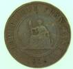Indochine 1 centième Indochina - 1 cent 1888 -