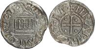Denier au temple Carolingiennes - Charles le Chauve - Denier au temple - Clermont - Rare -