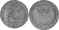 1/12e d'écu à la mèche longue Louis XIV - Douzieme d'écu à la mèche longue - 1659 I Limoges -