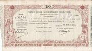 Martinique 1000 francs 1000 Francs, French colonial note - 1881 -