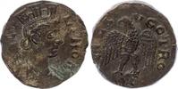 Rome - Provinces 1 as 1 As, Alexandria (Troade) - Tyche, Eagle head at left (250-268) -