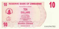 Zimbabwe 10 dollars 10 Dollars Womens - 2006 -