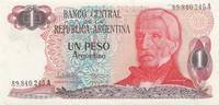Argentina 1 peso argentino 1 Peso Argentino Argentino, J. San Martin - 1983 -