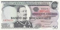 Mozambique 50 escudos 50 Escudos Joao de Azevedo Coutinho - Serial A - 1976 -