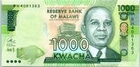 Malawi 1000 kwacha 1000 Kwacha, Hastings Kamuzu Banda - 2016 - Serial BH -
