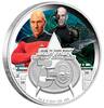 Tuvalu 1 dollar Capitaine Picard et Locutus - 30 years Star Trek the next Generation - 1 Silver Dollar (1 ounce) 2017 -
